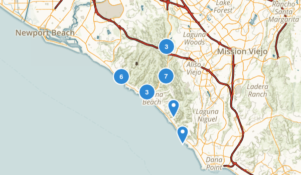 Laguna Beach, California Map