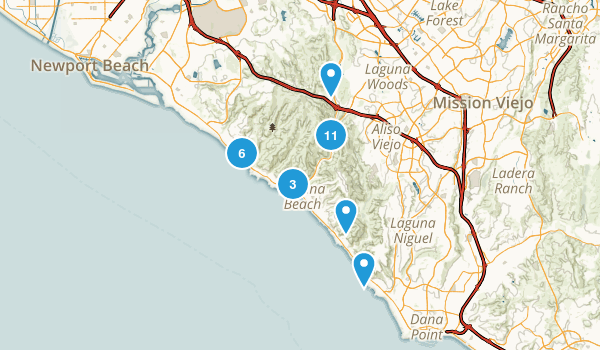 Laguna Beach, California Map
