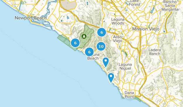 Laguna Beach, California Map