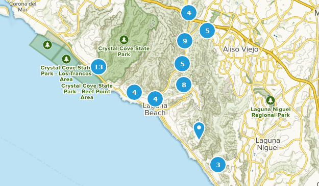 Laguna Beach, California Map