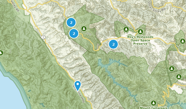 Lagunitas, Kalifornien Map