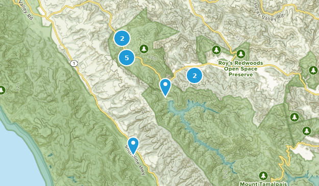 Lagunitas, Californie Map