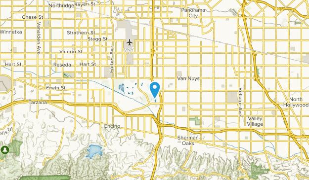 Lake Balboa, California Map