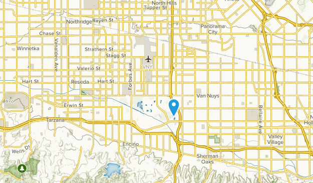 Lake Balboa, California Map