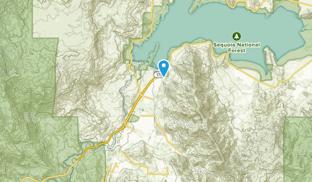 Lake Isabella, California Map