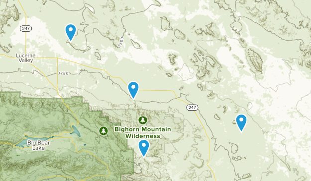 Landers, California Map