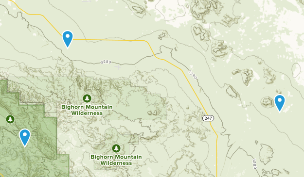 Landers, Californie Map