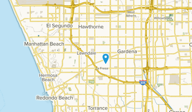 Lawndale, Californie Map