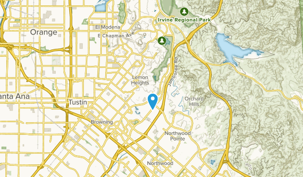 Lemon Heights, California Map