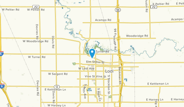 Lodi, California Map