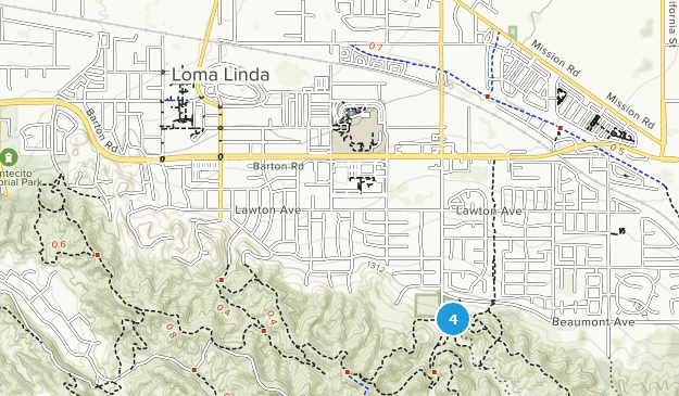 Loma Linda, Californie Map