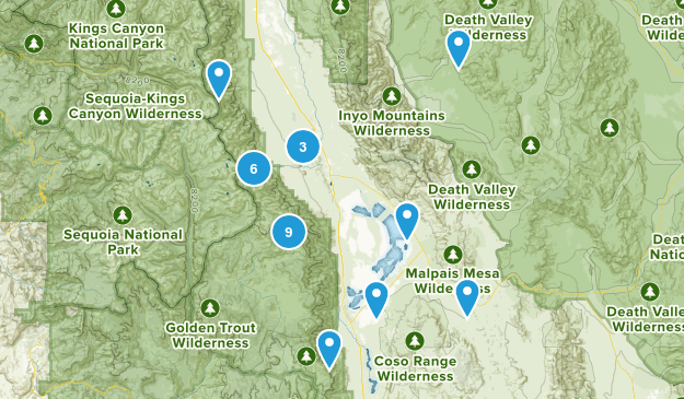 Lone Pine, California Map