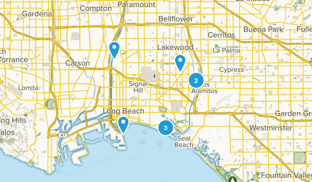 Long Beach, California Map