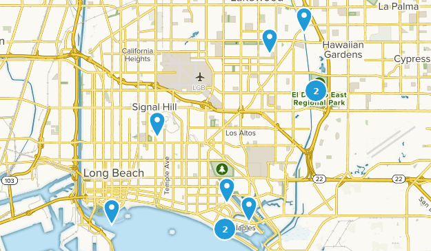 Long Beach, California Map