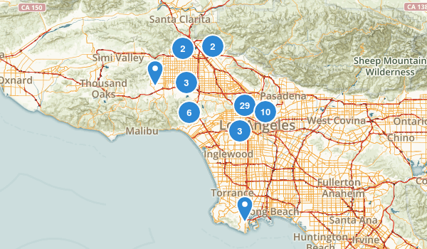 Los Angeles, California Map