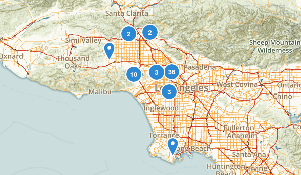 Los Angeles, California Map