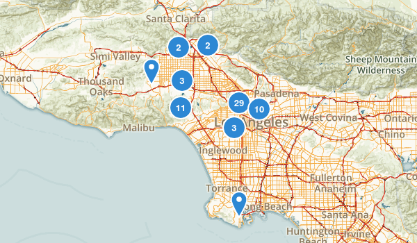 Los Angeles, California Map