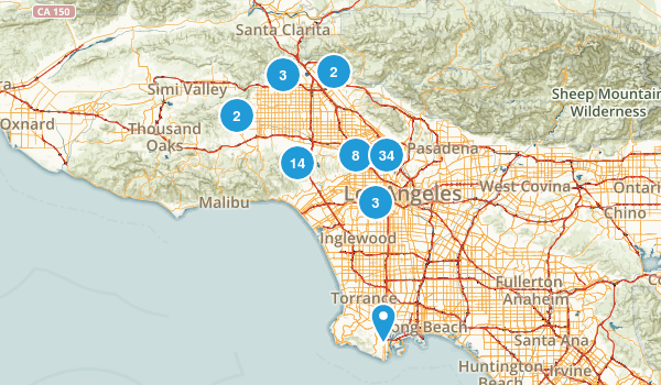 Los Angeles, California Map