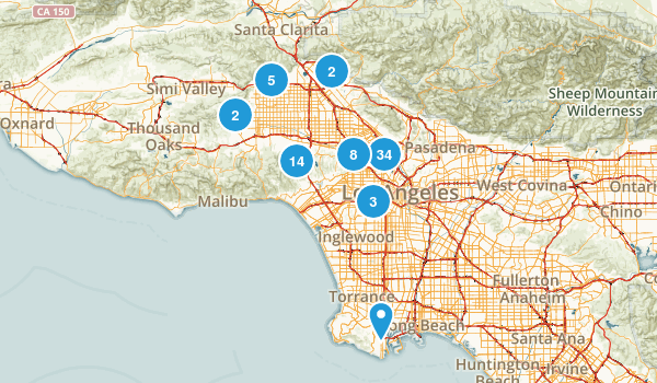 Los Angeles, California Map