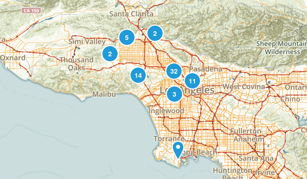 Los Angeles, California Map
