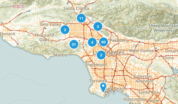 Los Angeles, California Map