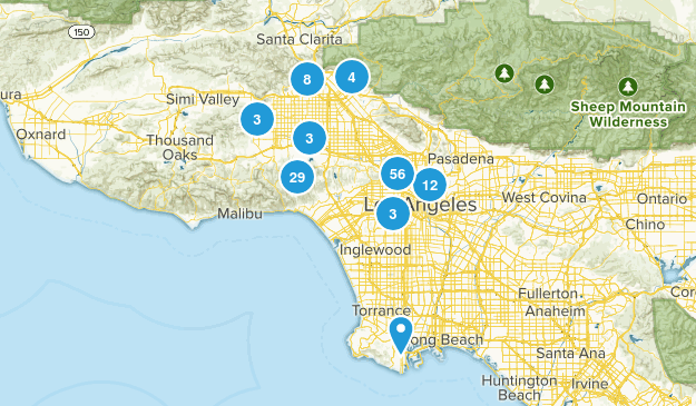 Los Angeles, California Map