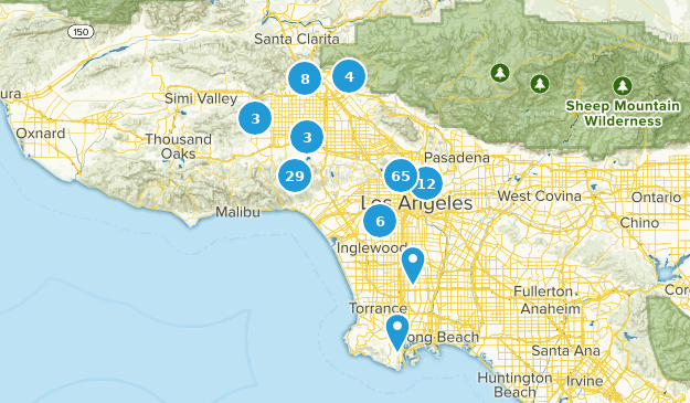 Los Angeles, California Map