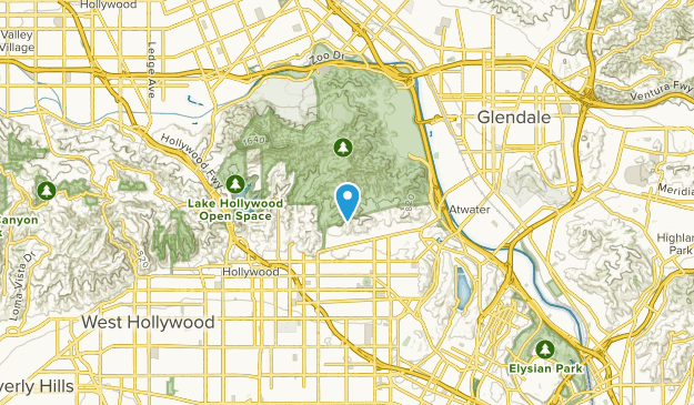 Los Feliz, California Map