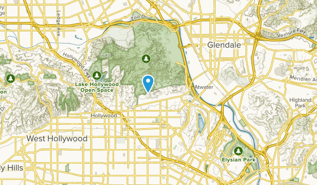 Los Feliz, California Map