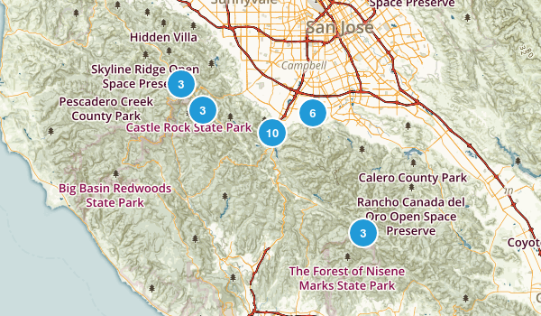 Los Gatos, California Map
