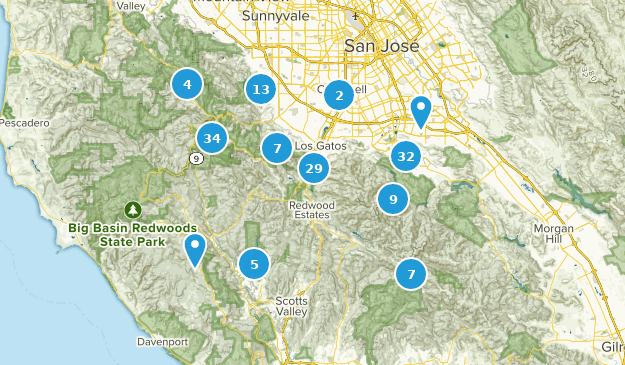 Los Gatos, California Map