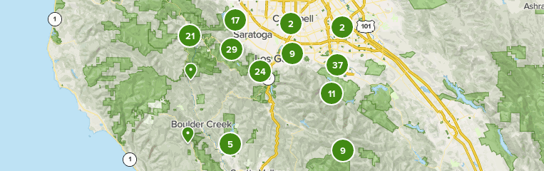 Los Gatos Ca Map Best Trails In Los Gatos | Alltrails