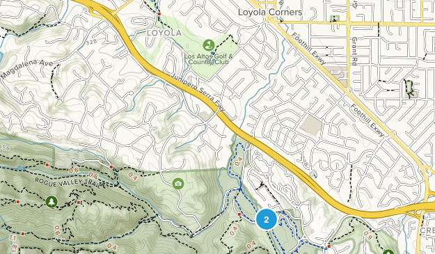 Loyola, California Map