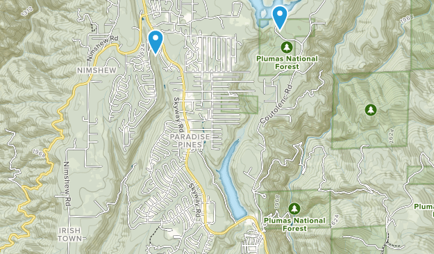 Magalia, California Map