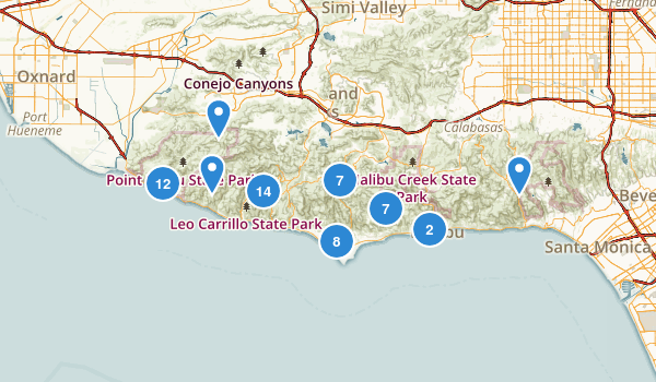 Malibu, California Map