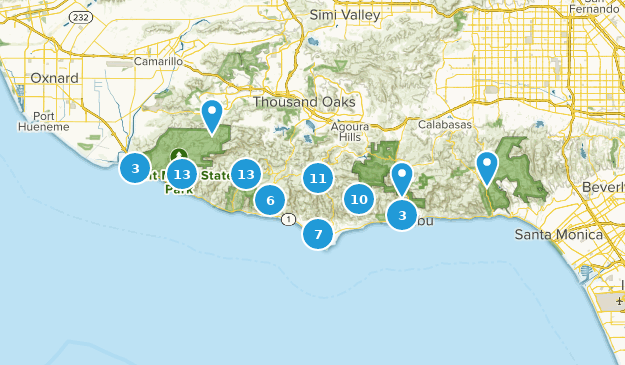 Malibu, California Map
