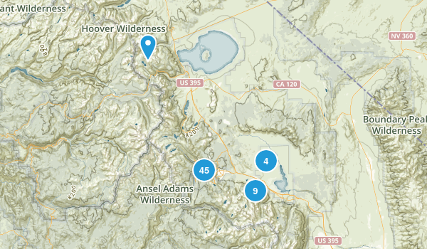 Mammoth Lakes, California Map