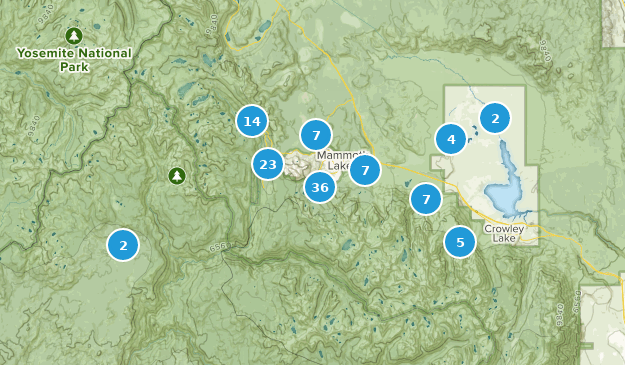 Mammoth Lakes, California Map