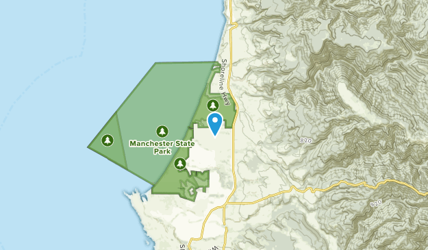Manchester, California Map