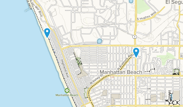 Manhattan Beach, Californie Map