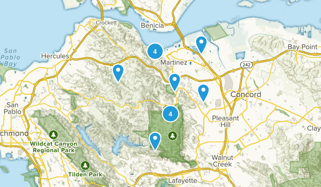 Martinez, California Map