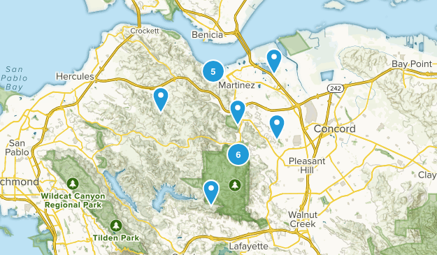 Martinez, California Map
