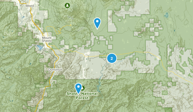 Mccloud, California Map