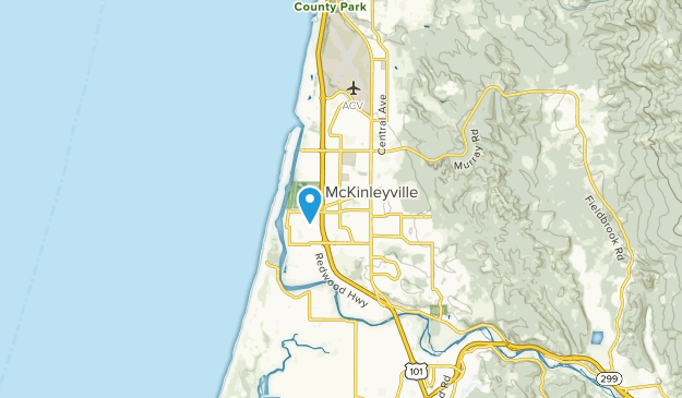 McKinleyville, California Map