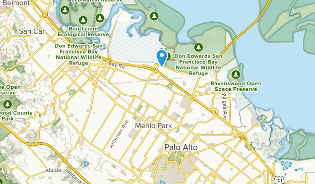 Menlo Park, Californie Map