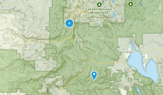 Mill Creek, California Map