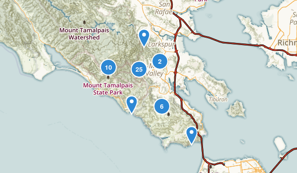 Mill Valley, California Map