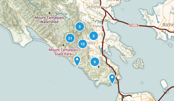 Mill Valley, California Map