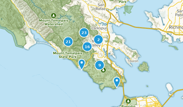 Mill Valley, California Map