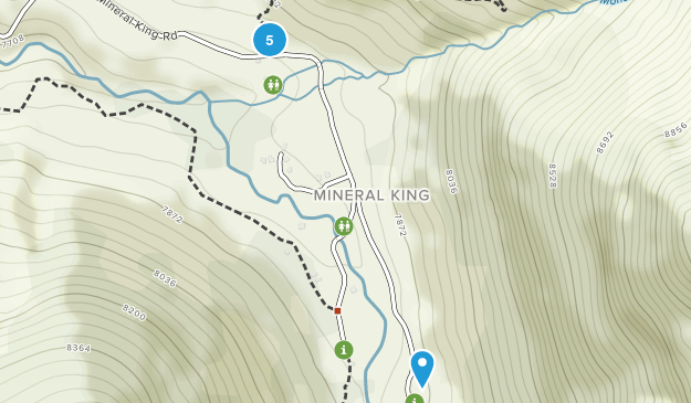 Mineral King, California Map